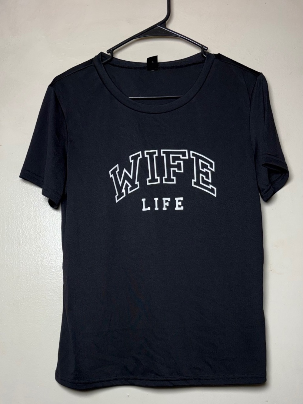 Greathe T-Shirt 'Wife Life' Black M